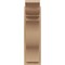 Ekena Millwork 7 1/2-in W x 14-in D x 26-in H Funston Trad Rough Cedar Woodgrain TimberThane Outlooker, Primed Tan OUTUR075X14X26FST04RCPR - alternate 5